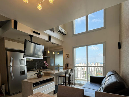 Apartamento charmoso e mobiliado à venda na Vila Andrade – Pronto para morar!