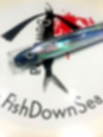 LitUp Flyer Fish Downsea 2 ounce Tuna Flare tubed