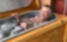 Prof Thomas P Seager smiling in a Morozko ice bath
