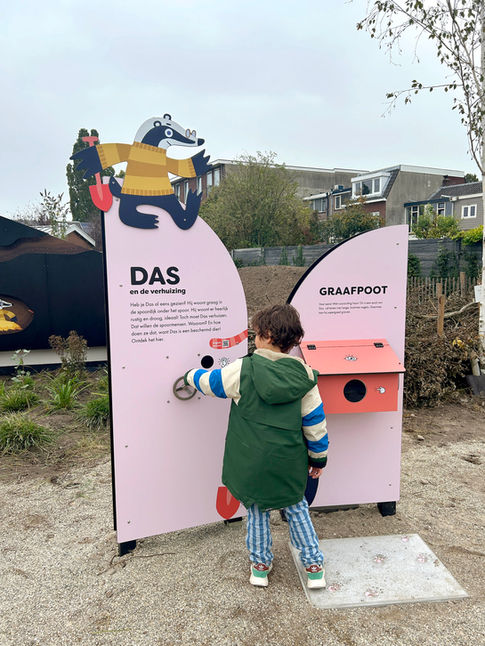 Tentoonstellingsontwerp voor de interactieve kindertentoonstelling Spoordieren van het Spoorwegmuseum
