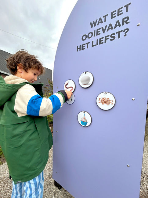 Tentoonstellingsontwerp voor de interactieve kindertentoonstelling Spoordieren van het Spoorwegmuseum