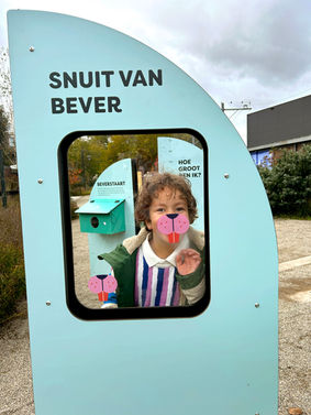 Photo from the Rail Animals exhibition showing one of the animals that lives near the railway and is part of the educational outdoor experience at the Railway Museum.