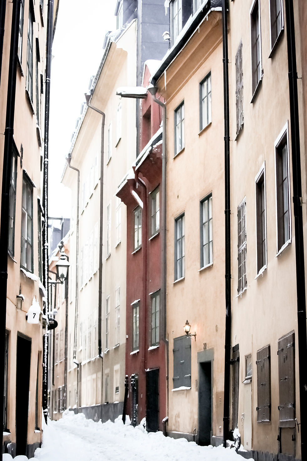 Miniature : Snö i Gamla Stan