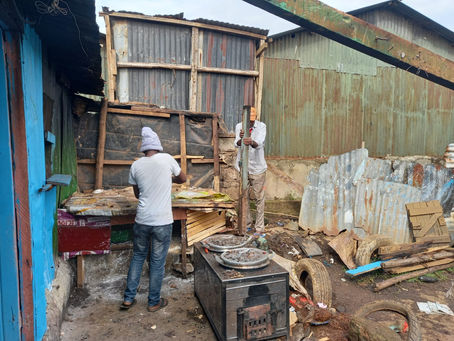 Grosse Renovation im "Kawangware Initiative Centre"