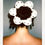Thumbnail: FLOWER  SCRUNCHIE WHITE DAISY