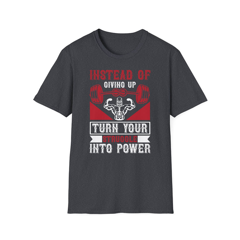 Thumbnail: Instead of giving up turn your struggle into power