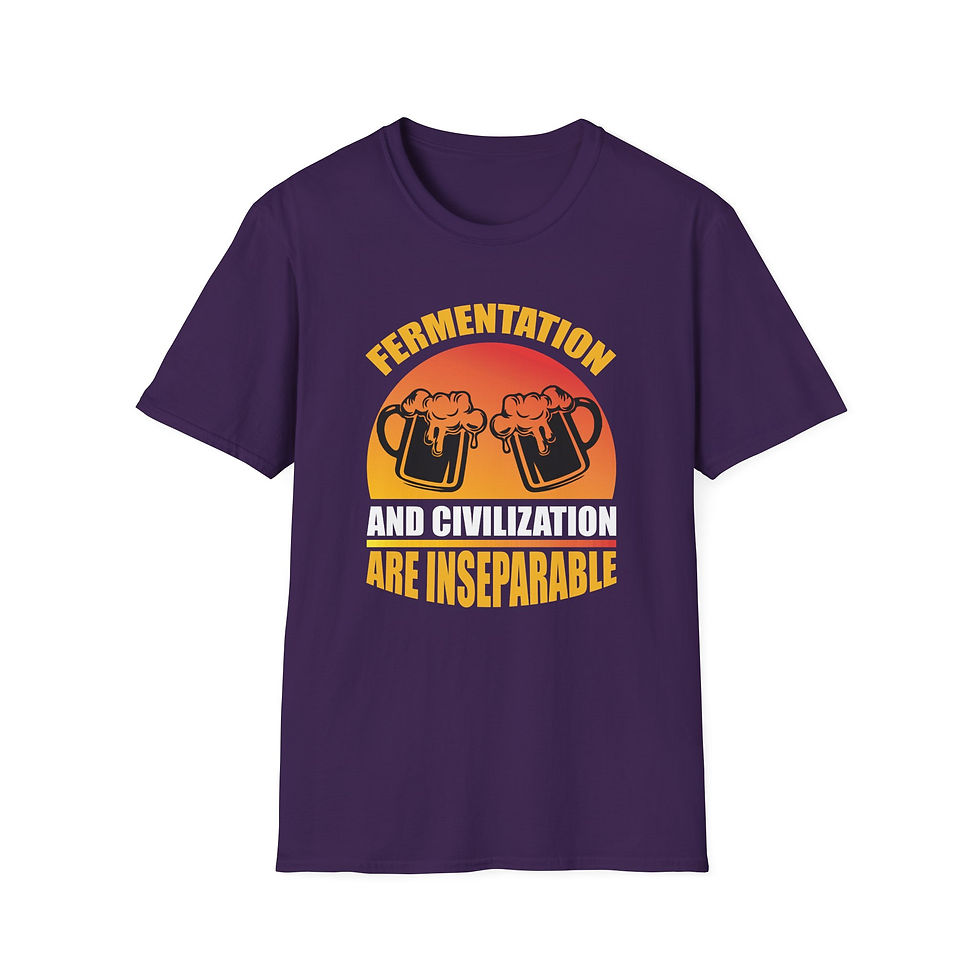 Thumbnail: Fermentation and Civilization Are Inseparable T-Shirt 