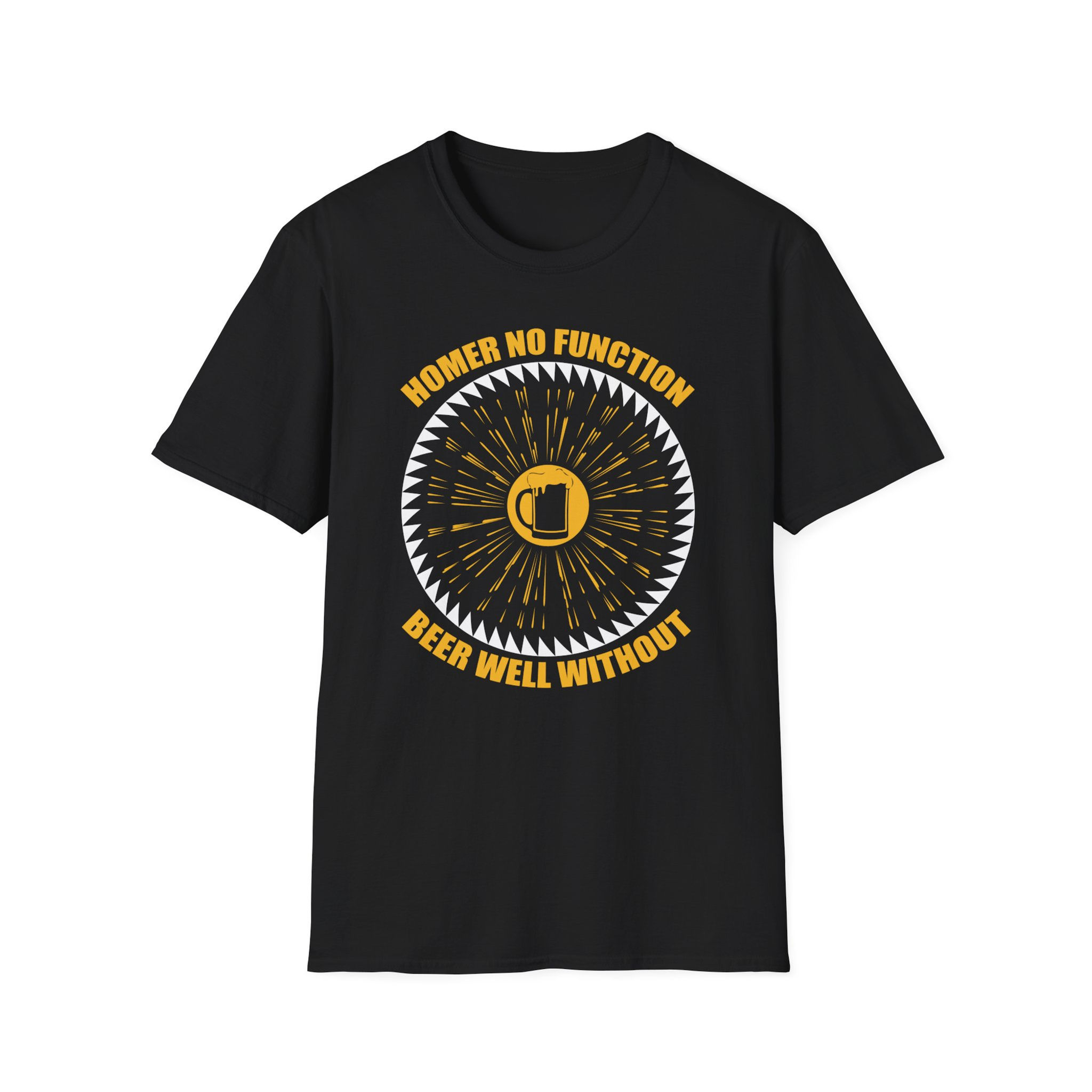 Homer Beer-Themed Unisex Softstyle T-Shirt