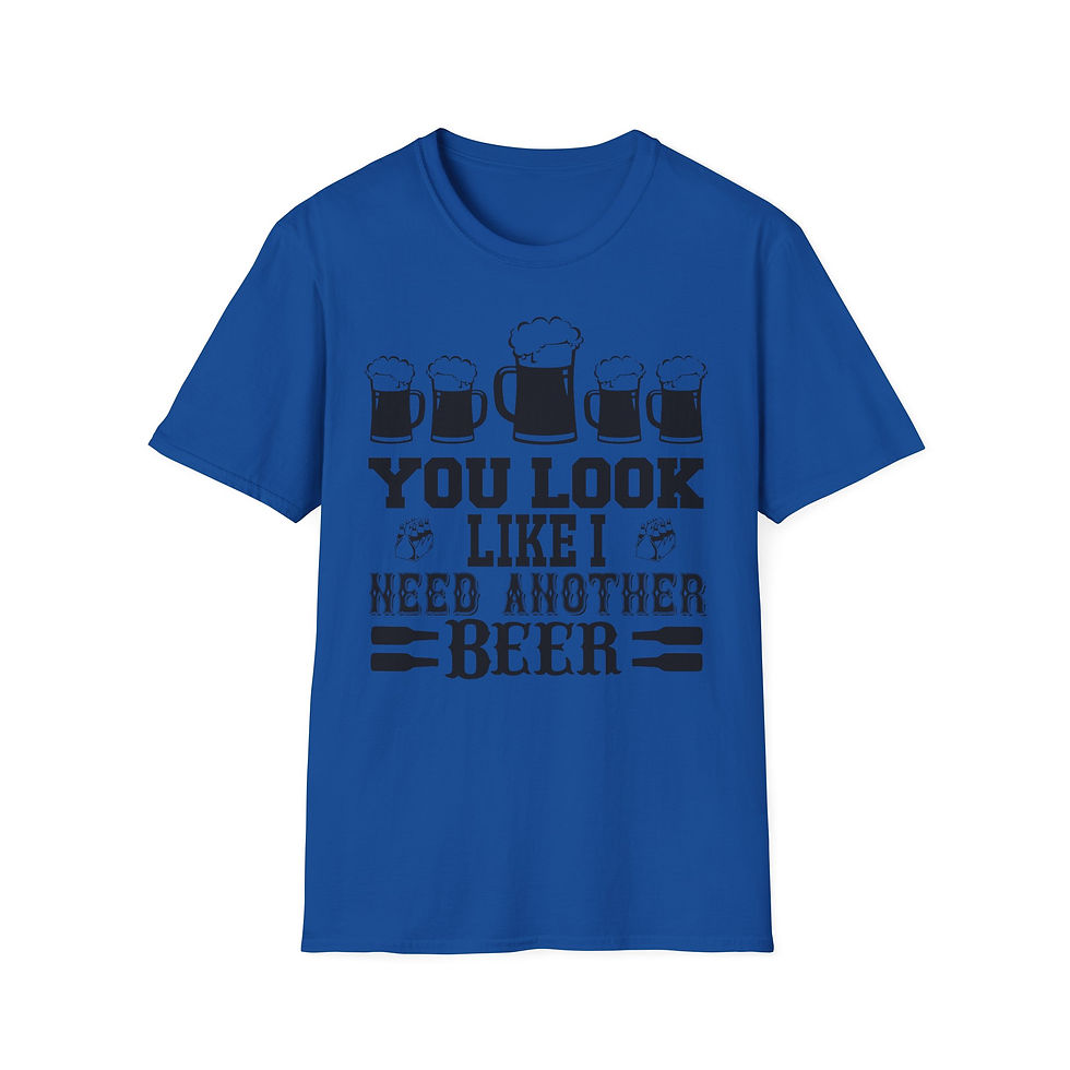 Thumbnail: You Look Like I Need Another Beer T-Shirt – Funny Drinking Tee for Men & Women