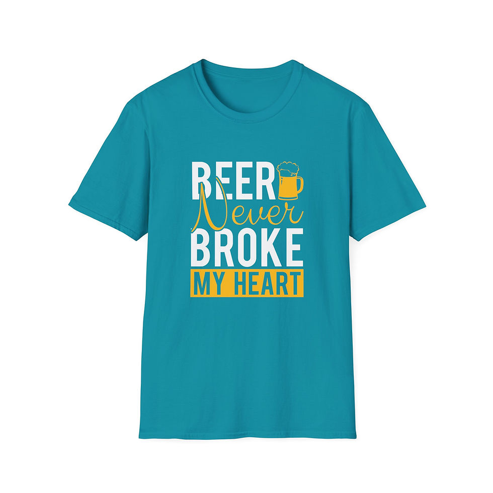 Thumbnail: Beer Lover T-Shirt – "Beer Never Broke My Heart"
