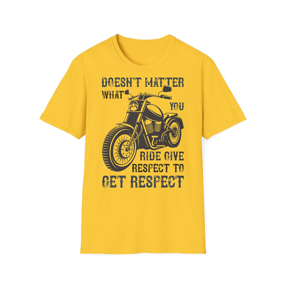Thumbnail: Doesn't Matter What You Ride - Give Respect Get Respect Biker