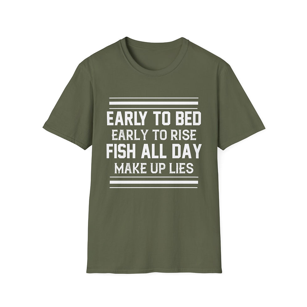 Thumbnail: Early to bed early to rise fish all day make up lies