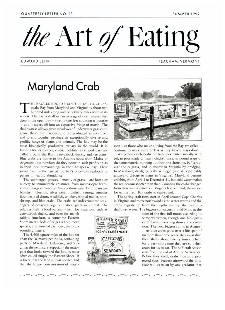 No. 23 Maryland Crab