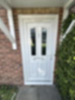Bespoke UPVC door install