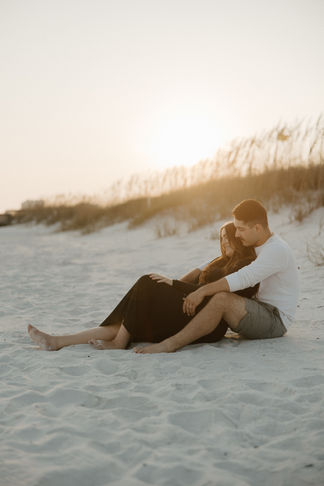 pensacola beach maternity photographer - expecting mom in pensacola florida