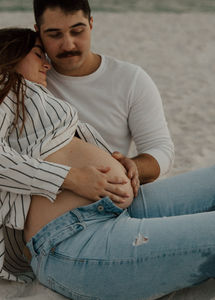 pensacola beach maternity photographer - expecting mom in pensacola florida