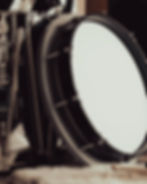 A Rope Drum Pad is standing next to an actual rope drum