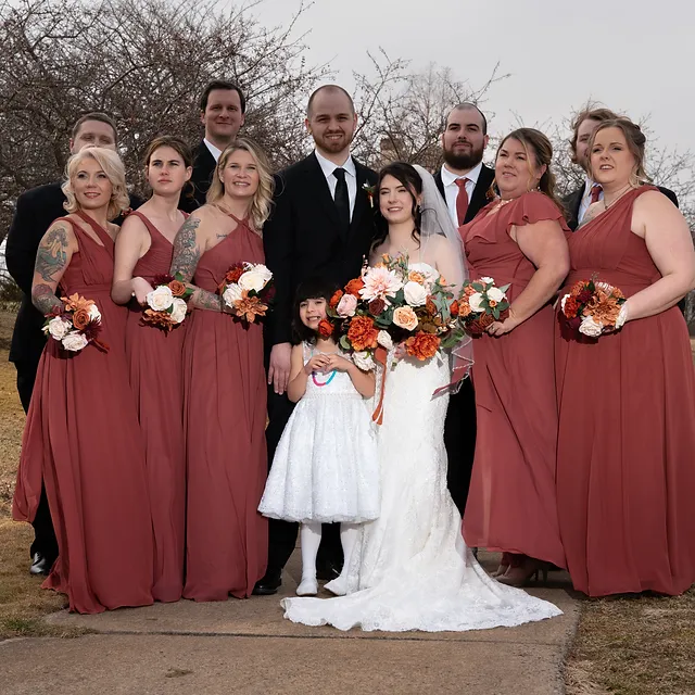 Bride and bridesmaids, ILLIONAIREZ, Sellersville, Bucks County PA