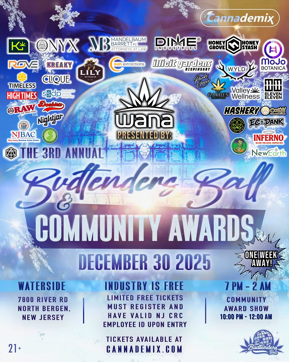 The Third Annual New Jersey Budtenders Ball & Cannabis Community Awards