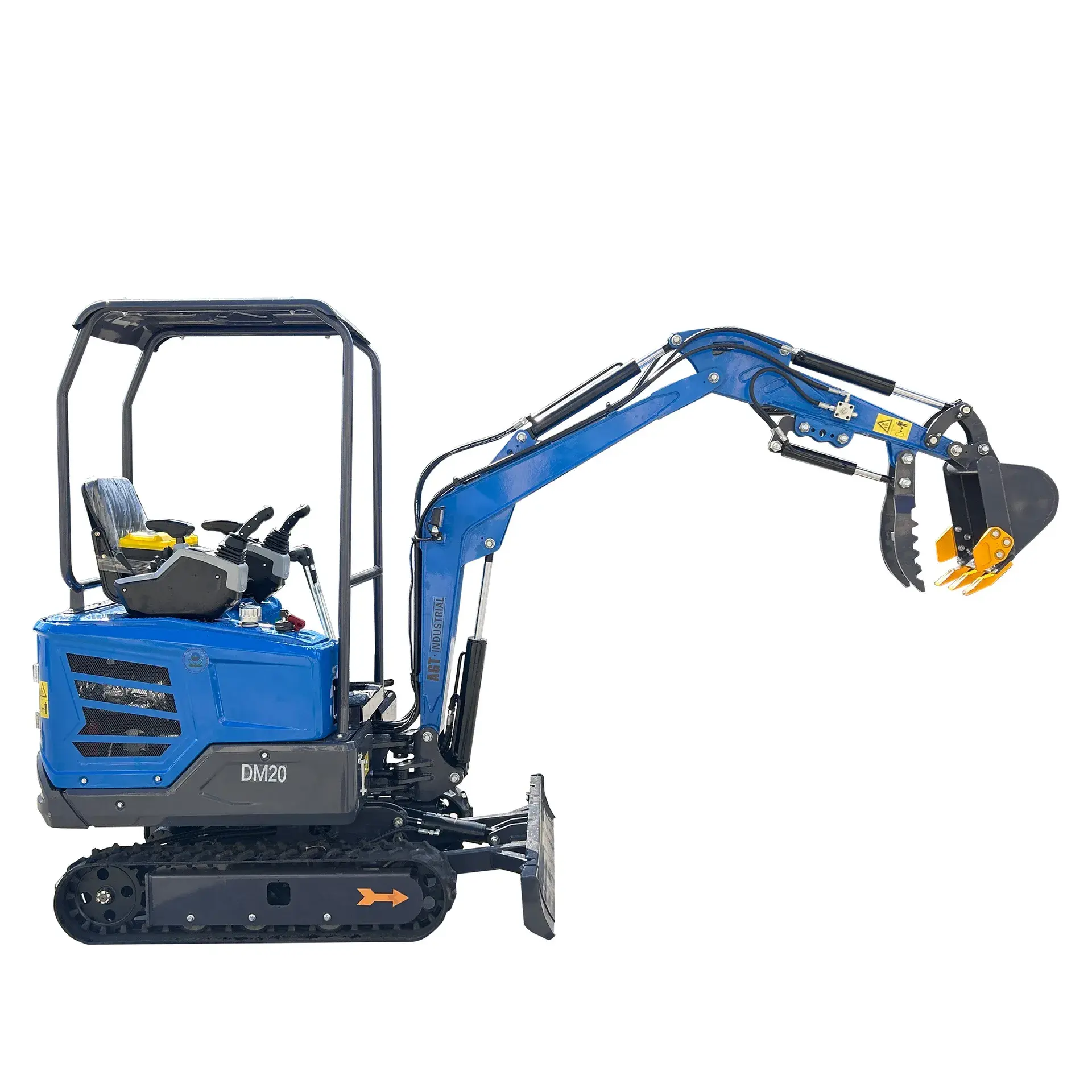 AGT DM20 1.3-Ton Kubota Diesel Mini Excavator with Hydraulic Thumb - image 18