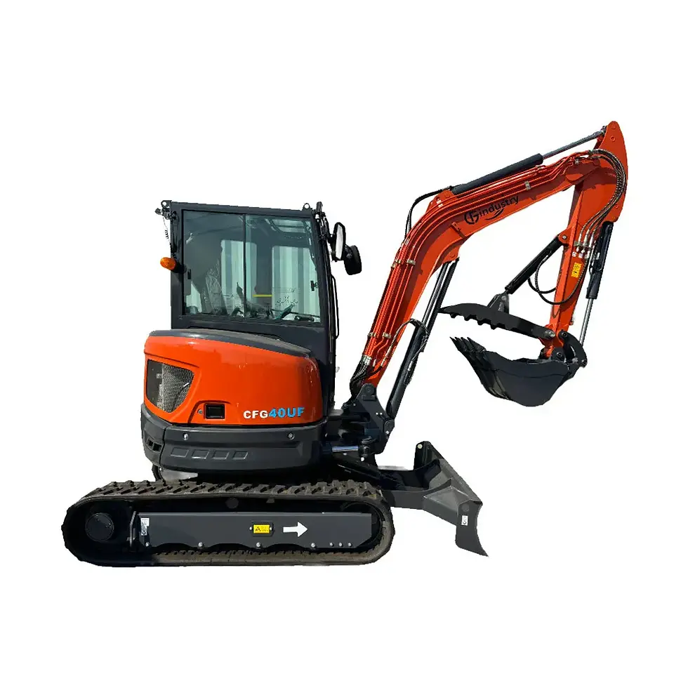 CFG-40UF 3.8-Ton Kubota Diesel Mini Excavator with Hydraulic Thumb and A/C