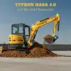 TYPHON NAGA 4.0 4-Ton Yanmar Diesel Mini Excavator - image 5
