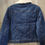 Thumbnail: WOMEN'S SHERPA LINED 4 POCKET SNAP UP DARK DENIM BLUE JACKET #4051