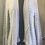 Thumbnail: GREY STRIPED RIBBED CARDIGAN WITH LACE TRIM SUPER SOFT! #570