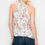 Thumbnail: IVORY FLORAL HALTER TOP #056