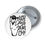 Thumbnail: Let's Just Eat Out | Cool, Funny Button | B&W Circle Pin | 2 Sizes Available