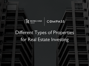 Different Types of Properties for Real Estate Investing