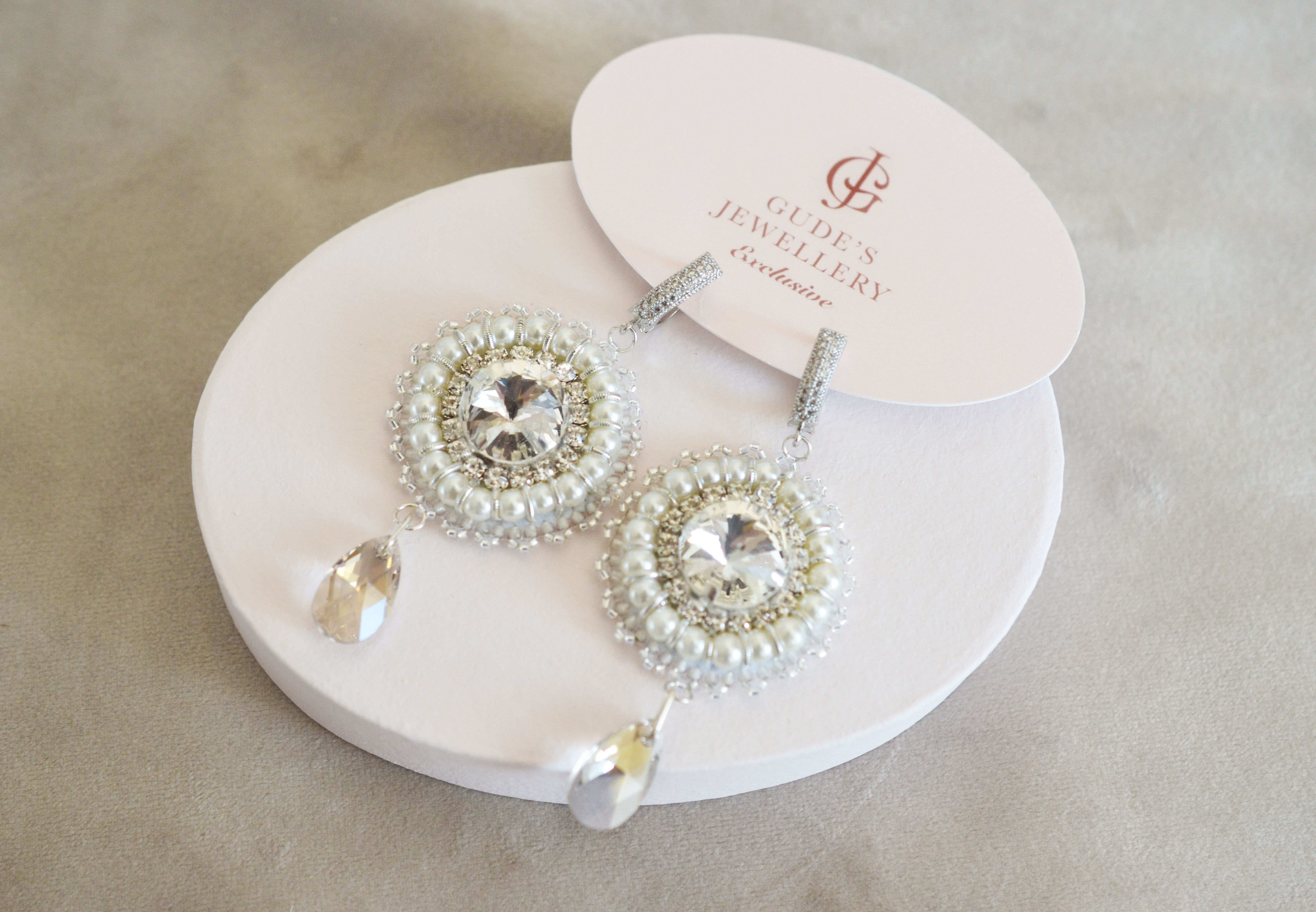 Lovely bridal earrings