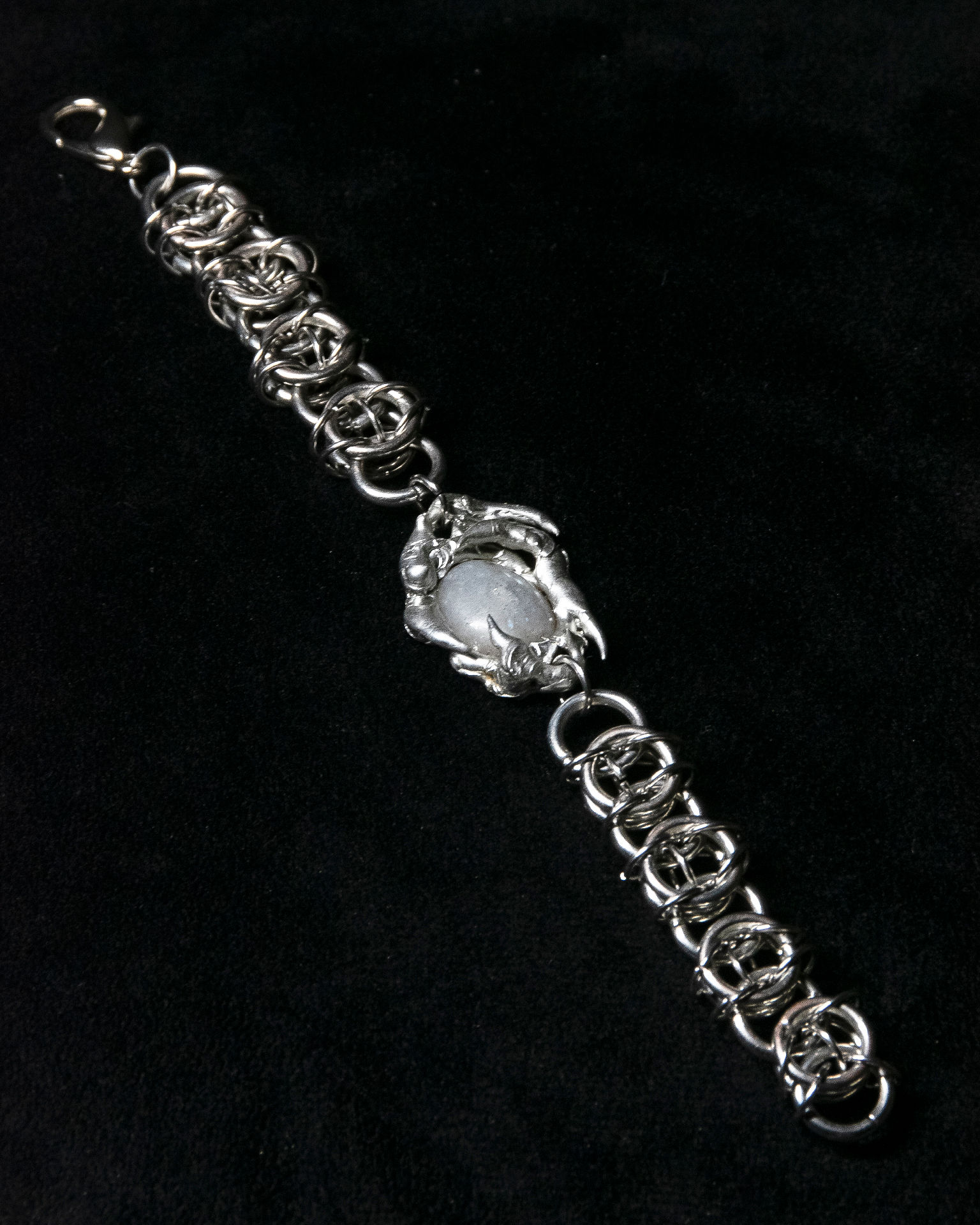 White Labradorite Bracelet