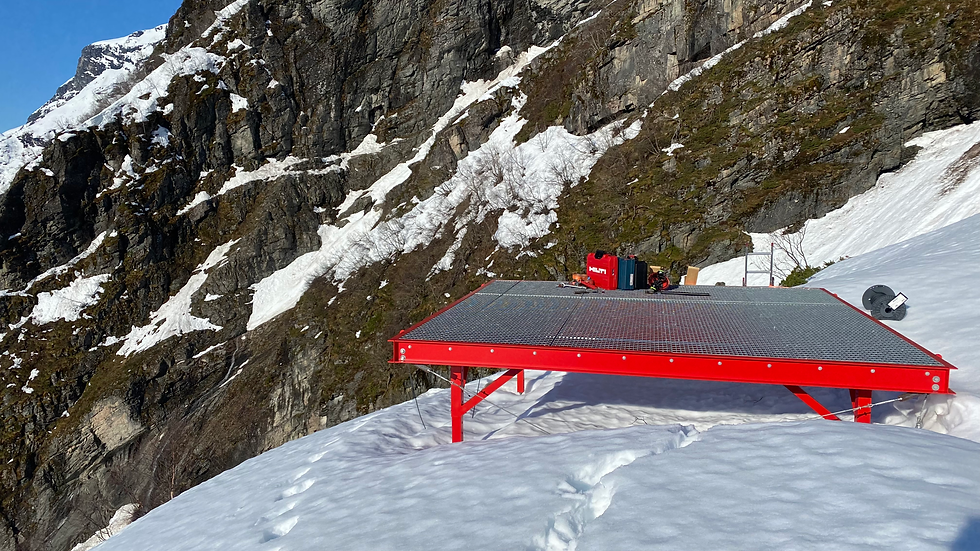 Miniatyrbilde: Helikopterlandingsplattform
