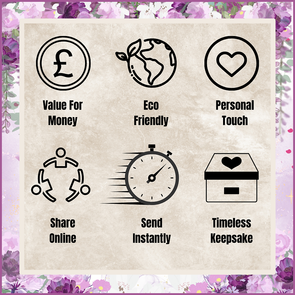 Thumbnail: Purple Elegant Wedding/Anniversary Invitation