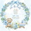 Thumbnail: Blue teddy garland baby shower animated digital invitation, personalised video invite for baby boy.