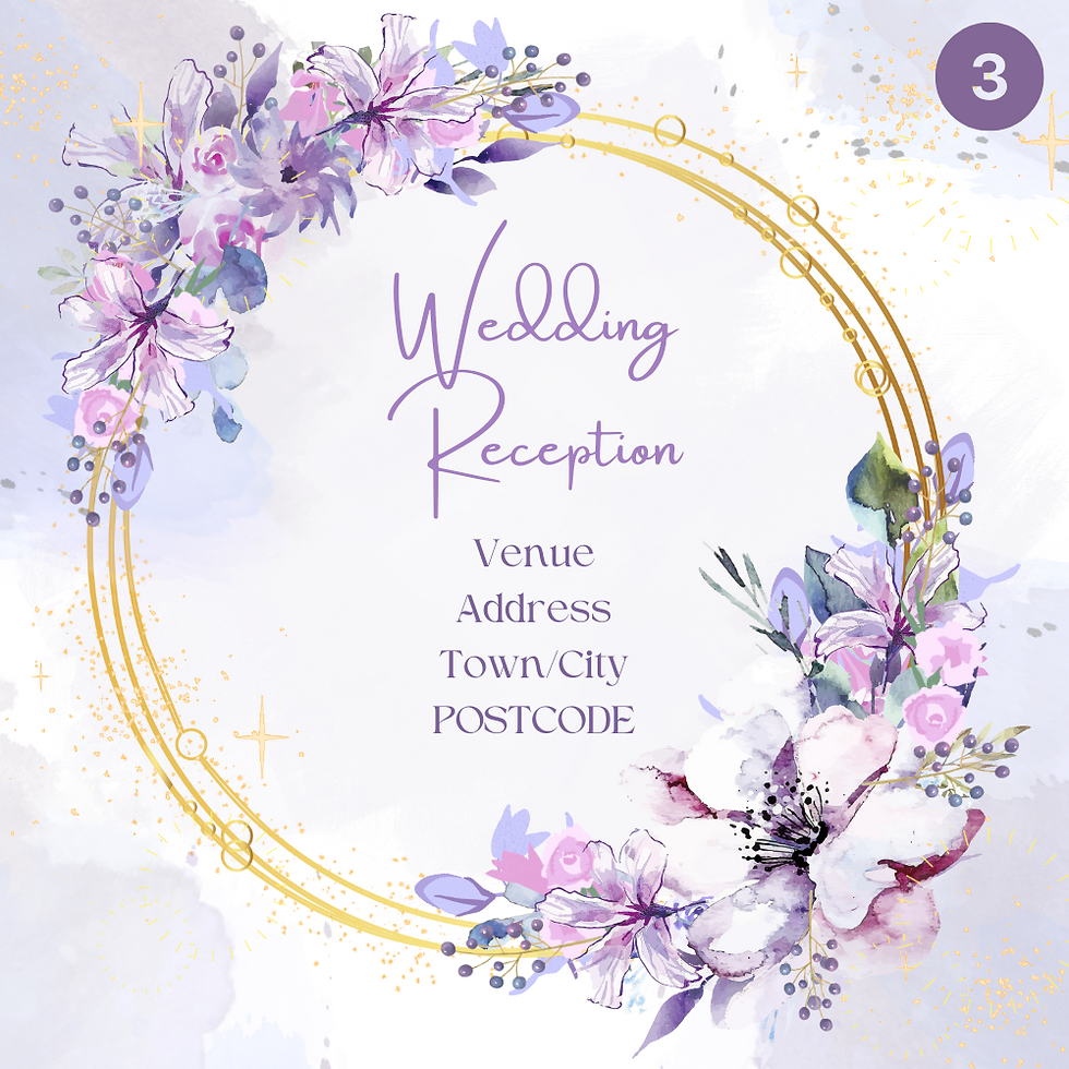 Thumbnail: Periwinkle Wedding/Anniversary Invitation