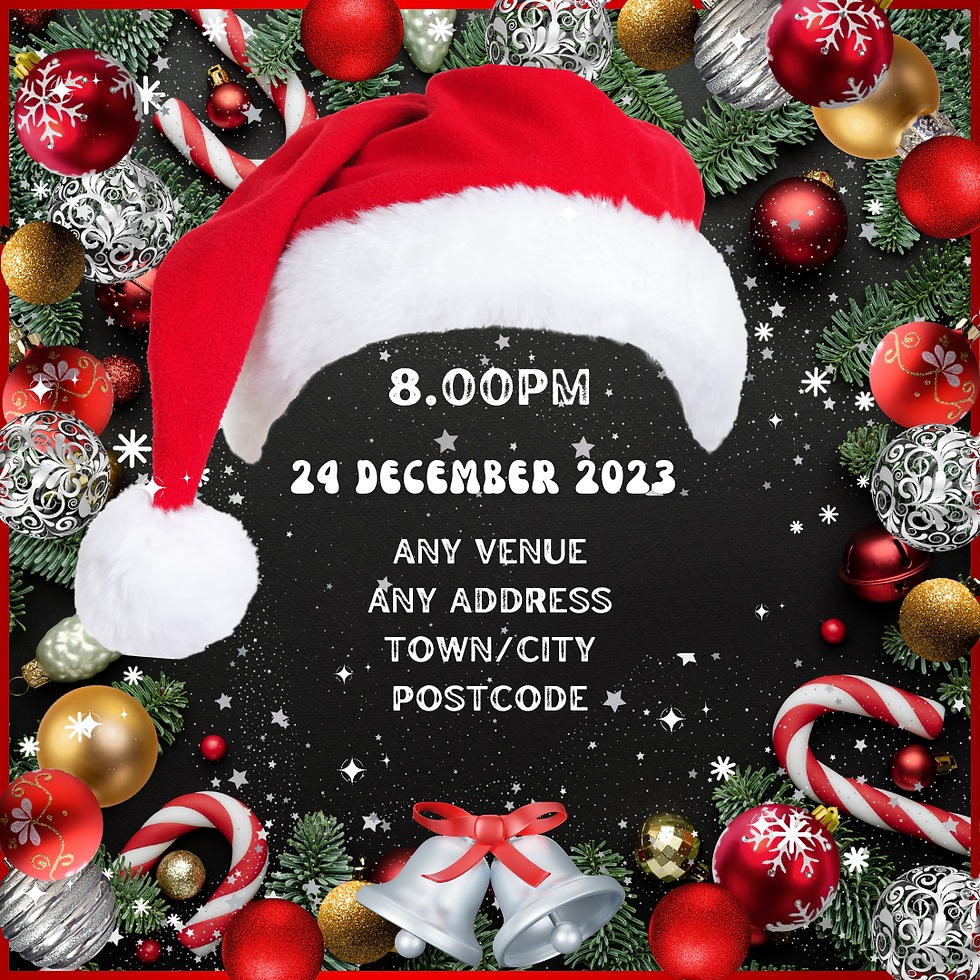 Thumbnail: Santa Hat Christmas Party Invitation Custom Video