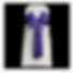 Luxurious Cadbury purple satin chair sashes for hire, perfect for elevating the decor of weddings and special occasions.