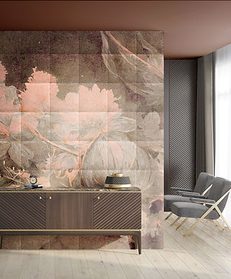 fototapet Cluj, fototapet Accent Decor, model artistic abstract cu accente cromatice în tonuri de verde și albastru, design modern pentru living sau birou, fototapet lavabil, decor contemporan perete