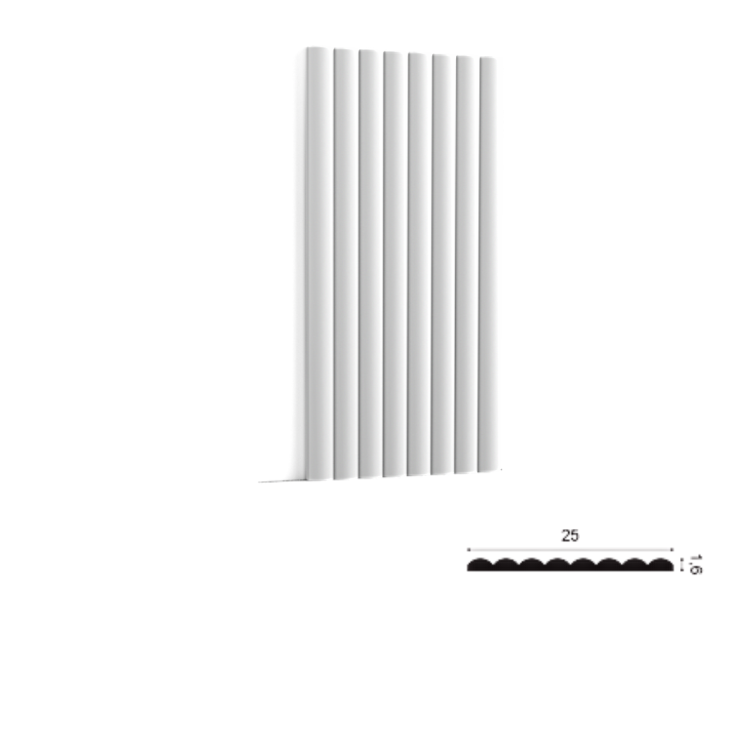 W110 orac decor, profil perete 3d, profil 3d,decor perete 3d, profil 3d orac decor cluj,design cu profile 3d