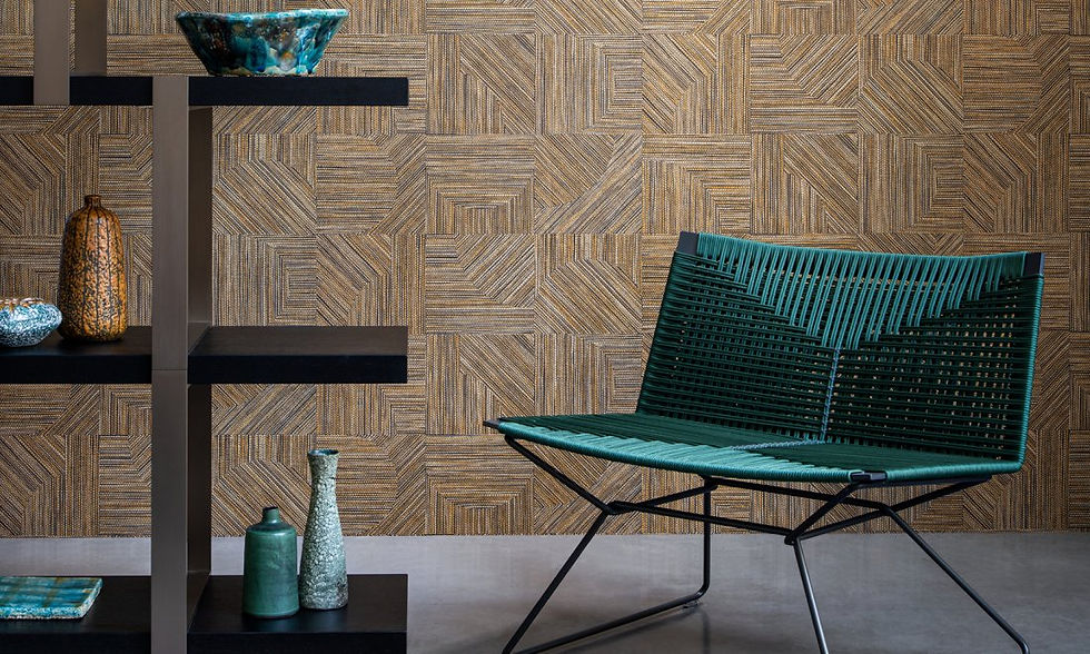 Miniatură: tapet tangram, tapet geometric, tapet cu patrate, tapet arte, tapet accent decor, tapet de lux, tapet minimalist