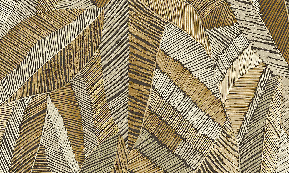 tapet cluj, tapet accent decor, tapet textil , tapet cu frunze, tapet de lux, tapet botanic, tapet les tricots