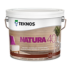 Teknos NATURA 40, lac semilucios pe baza de apa pentru lambriuri, tavane si pereti interiori din lemn, disponibil la Accent Decor