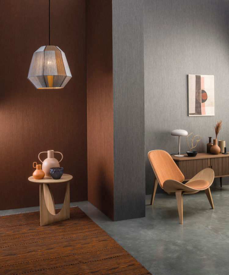 Miniatură: tapet textil, tapet Ode, tapet Omexco, tapet accent decor, tapet cluj