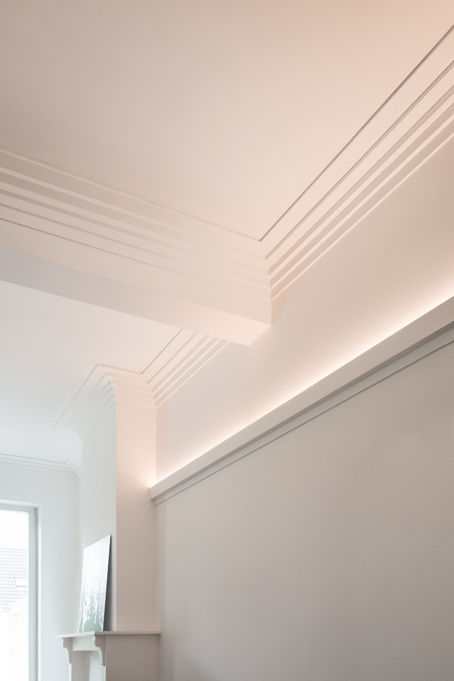 scafa pentru lumina indirecta, scafa cu suport banda led, scafa orac decor