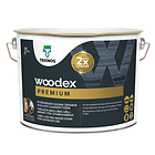 Lazură transparentă premium pentru lemn exterior WOODEX PREMIUM Teknos, pentru fațade, garduri, uși, ferestre și bușteni, disponibilă la Accent Decor Cluj.