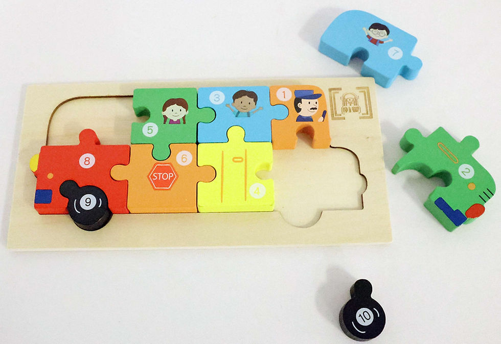 Thumbnail: Stem - Wood Puzzles (School Bus)