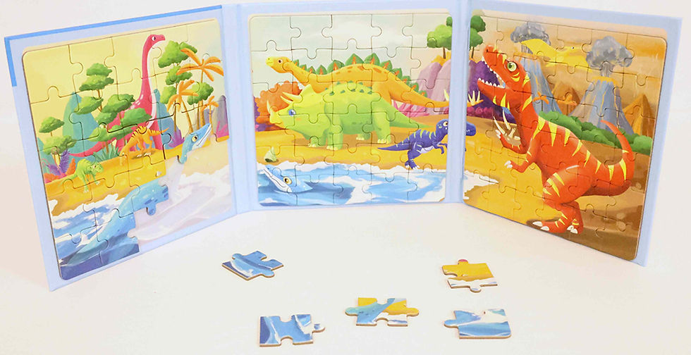 Thumbnail: Magnetic Puzzle Book (Level 5 - Dinosaur Age)