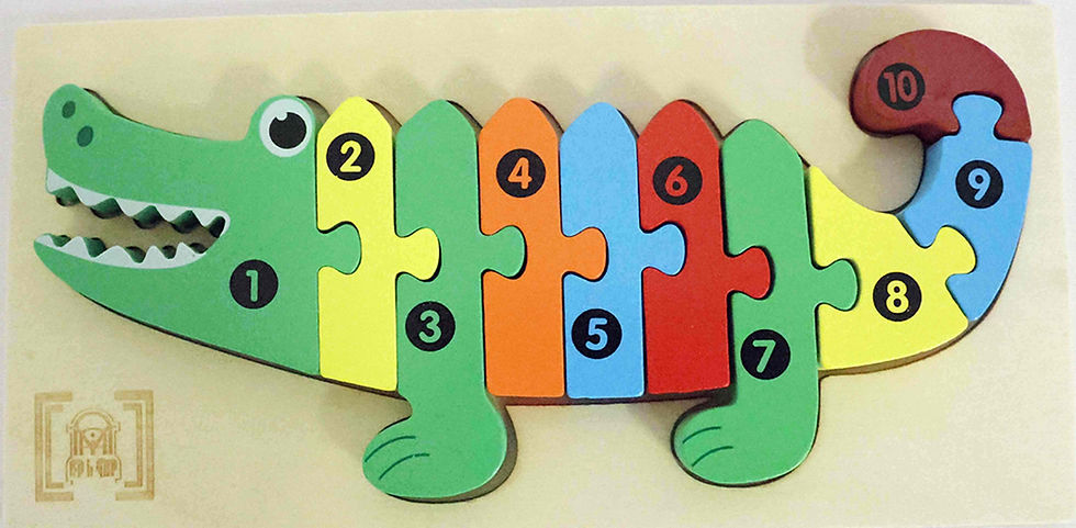 Thumbnail: Stem - Wood Puzzles (Crocodile)